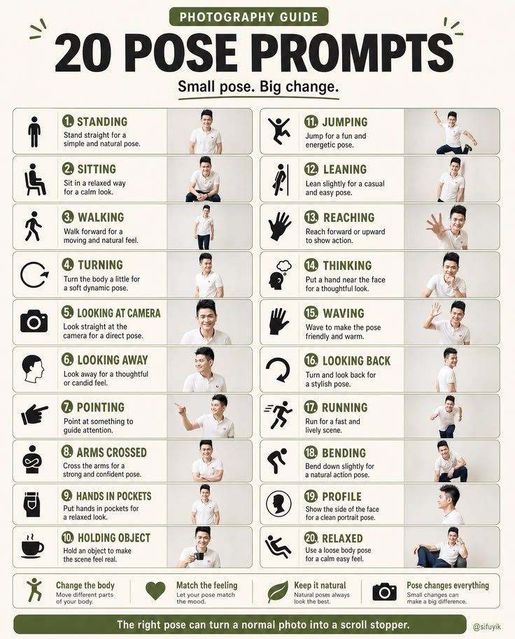 20 Poses Prompts.